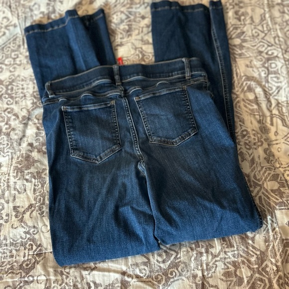 Women's Dark Blue Flared Jeans - Picture 7 of 7